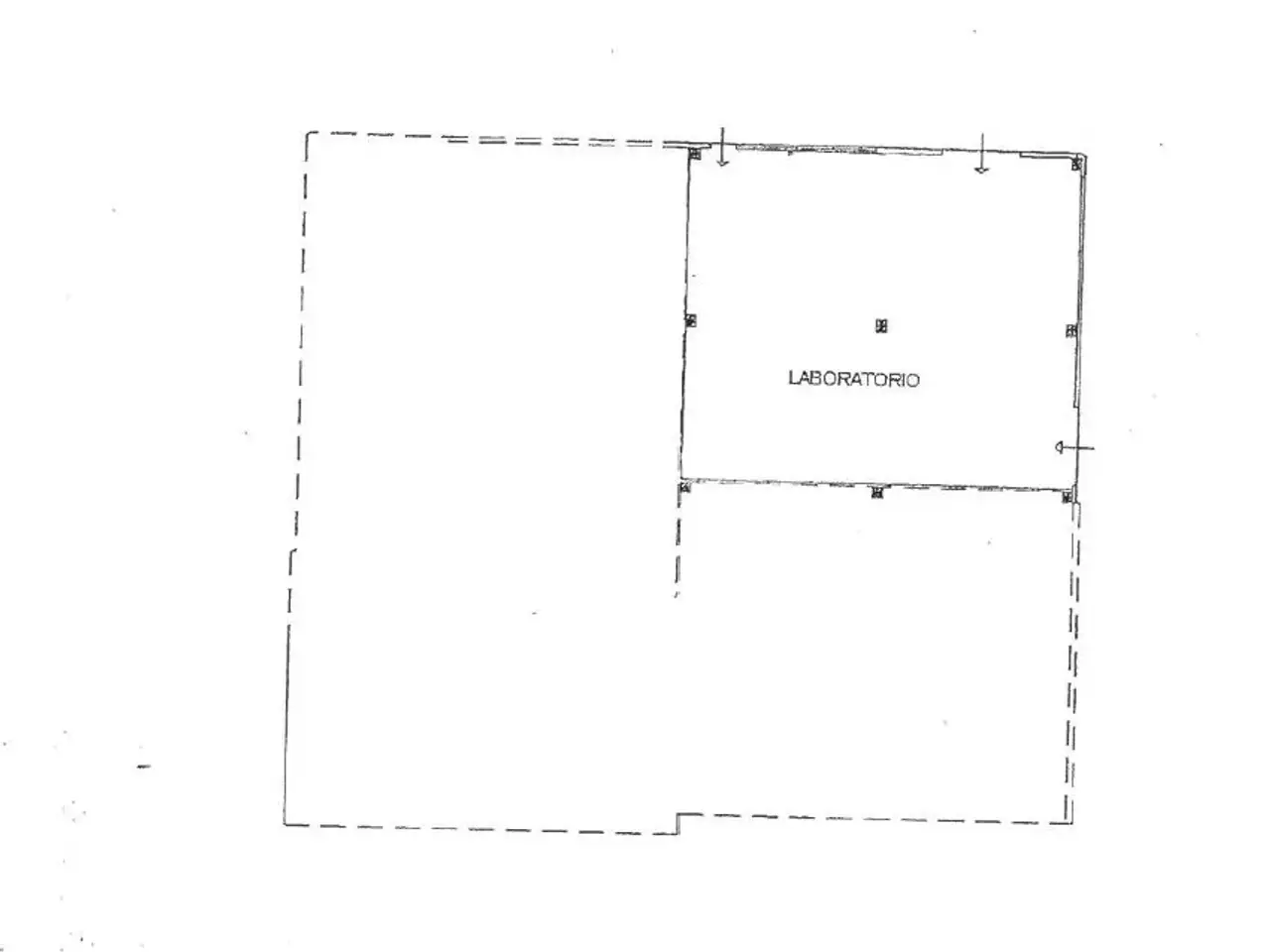 Capannone in Via Alpi, Montegranaro, {3} - Planimetria 1