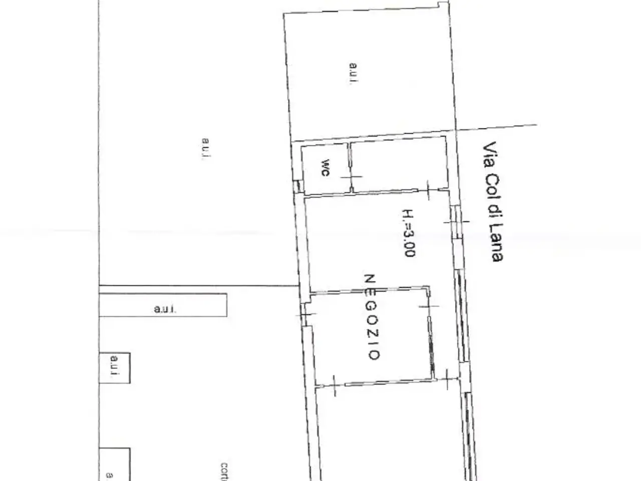 Ufficio in Via col di Lana 15, Brescia, {3} - Planimetria 1