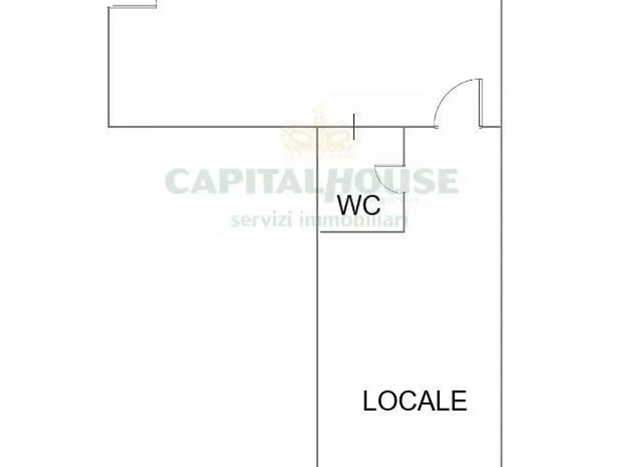Negozio in Via Diocleziano 199, Napoli, {3} - Planimetria 1