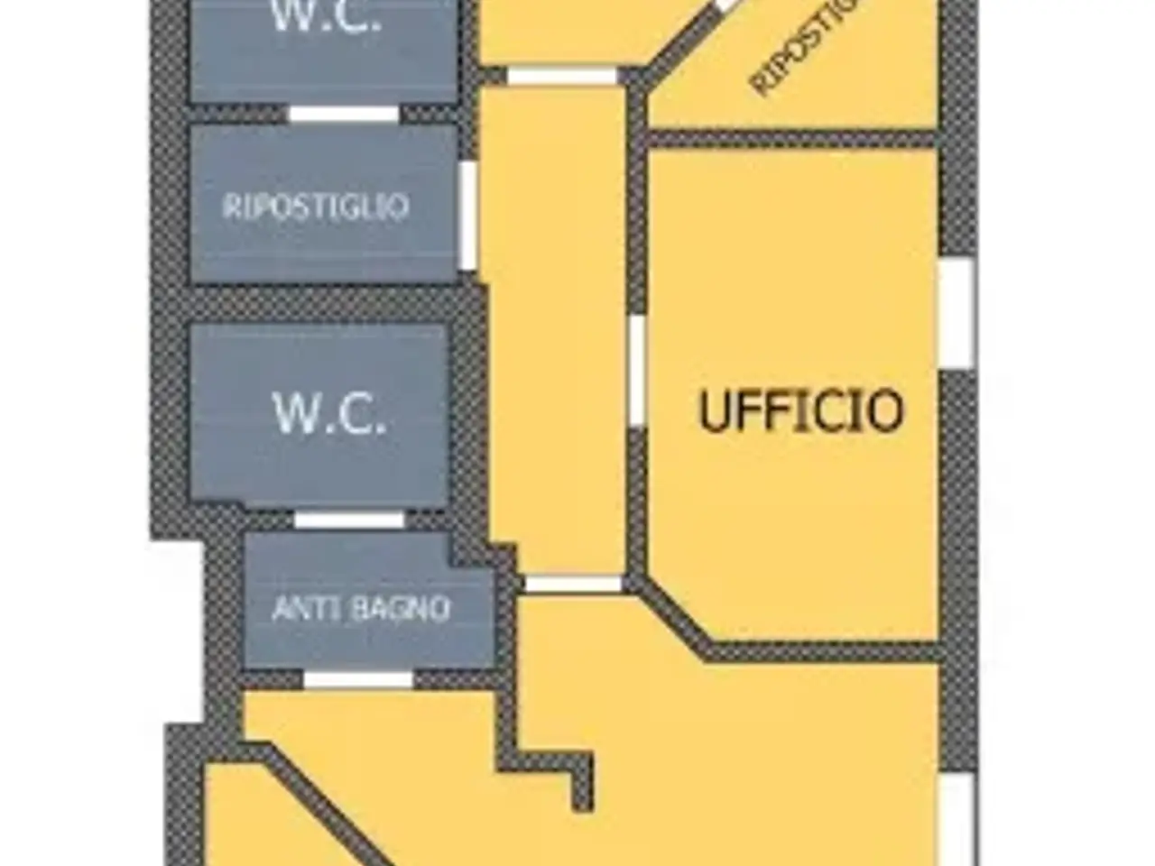 Ufficio in Via Enrico Berlinguer 13, Gabicce Mare, {3} - Planimetria 1