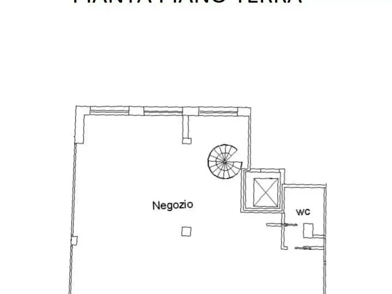 Negozio in Via Nazionale, Colico, {3} - Planimetria 1
