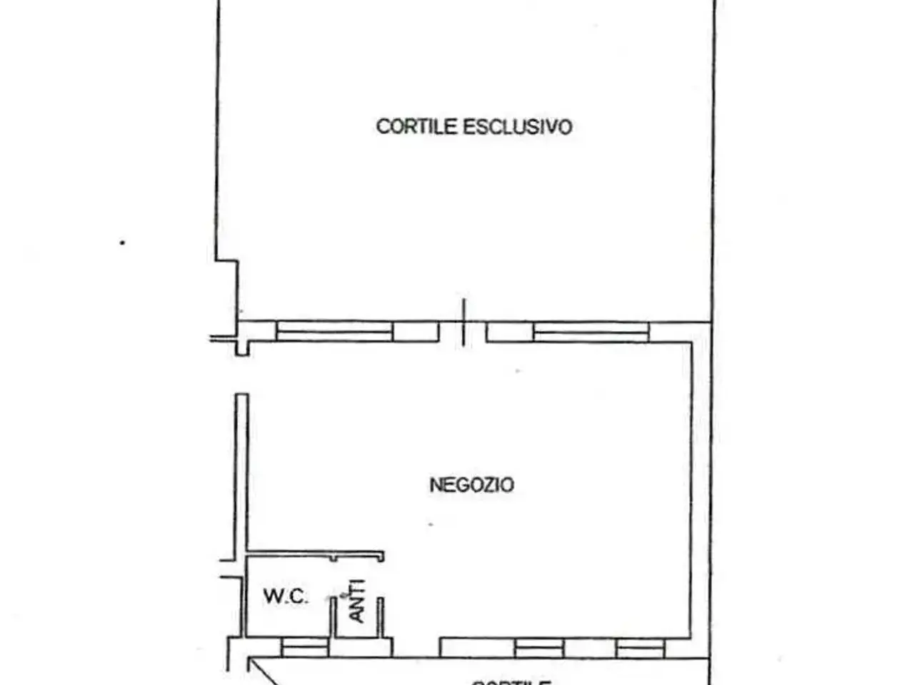 Negozio in Via Roma, Lozzo Atestino, {3} - Planimetria 1