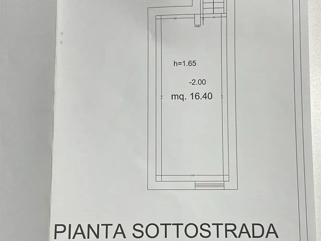 Locale commerciale in Via C. Colombo, Ragusa, {3} - Planimetria 1