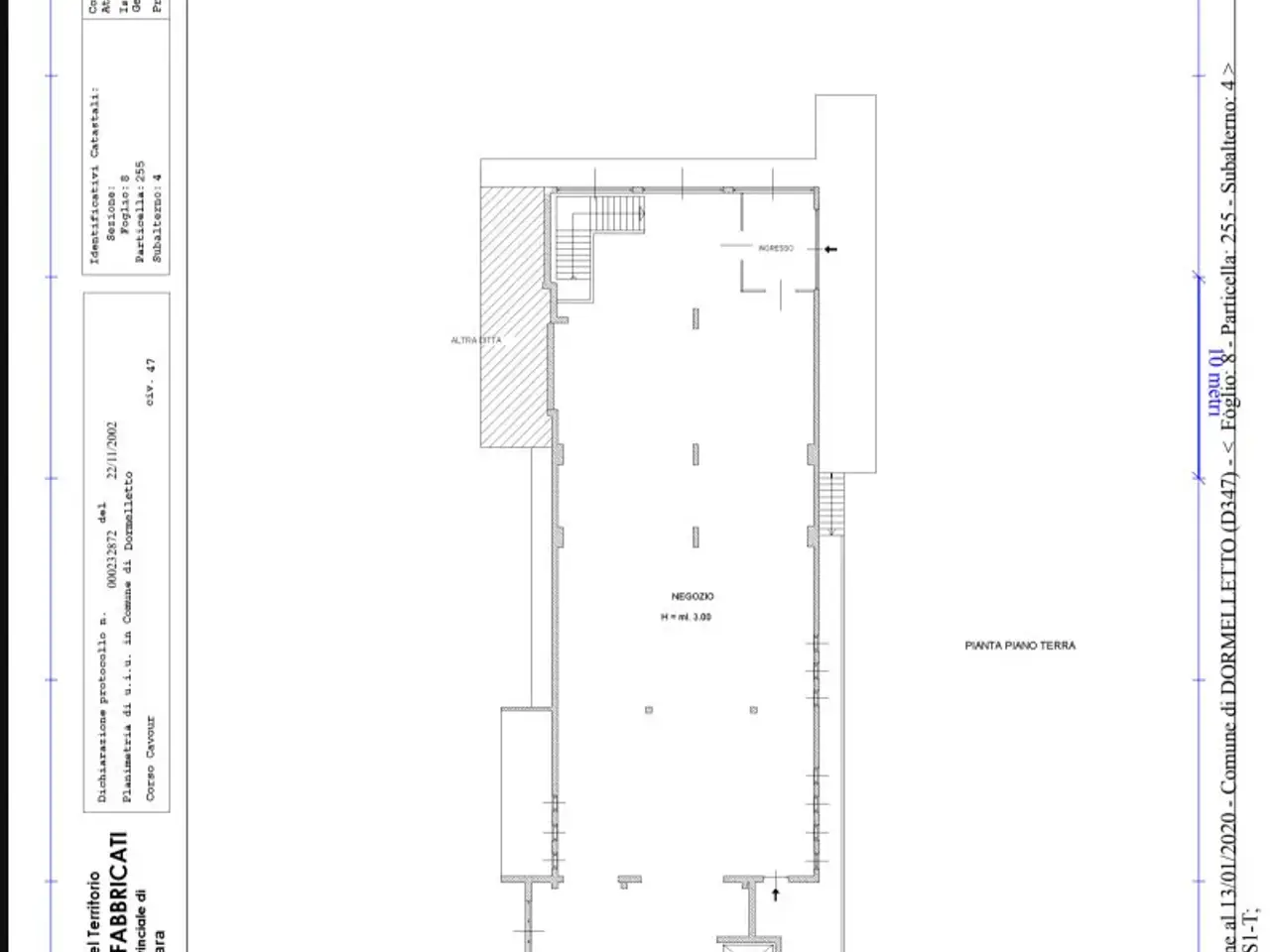 Capannone in Corso Cavour 47, Dormelletto, {3} - Planimetria 1