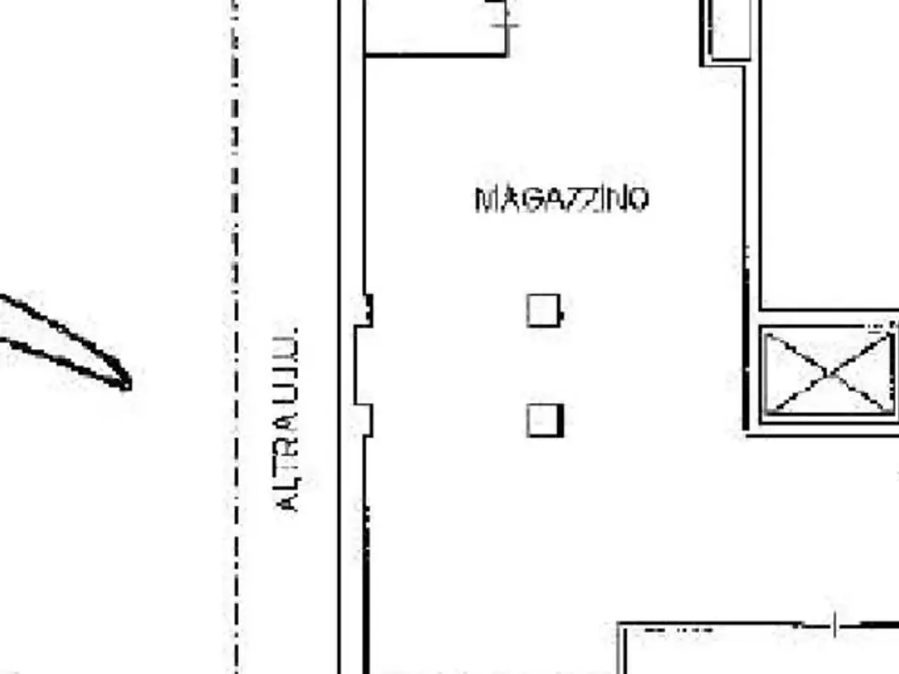 Magazzino in Via Unita` d` Italia 1, Rivoli, {3} - Planimetria 1
