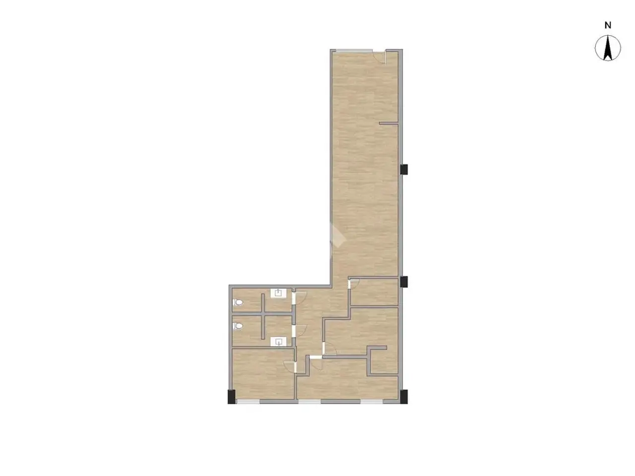 Negozio in Via San Martino del Carso 1, Manerbio, {3} - Planimetria 1