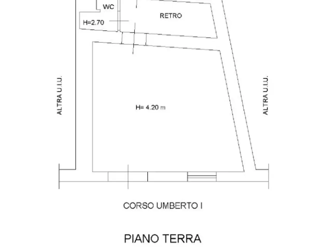 Negozio in Corso Umberto 370, Caivano, {3} - Planimetria 1