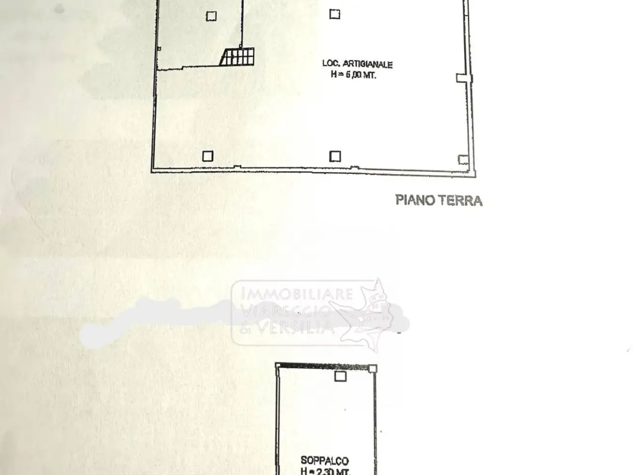Magazzino in Via dei Calzolai 100, Camaiore, {3} - Planimetria 1