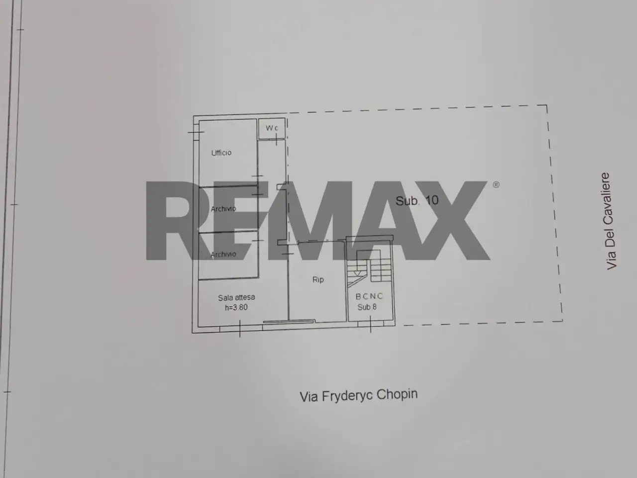 Ufficio in Via Fryderyk Chopin 6, Bagheria, {3} - Planimetria 1
