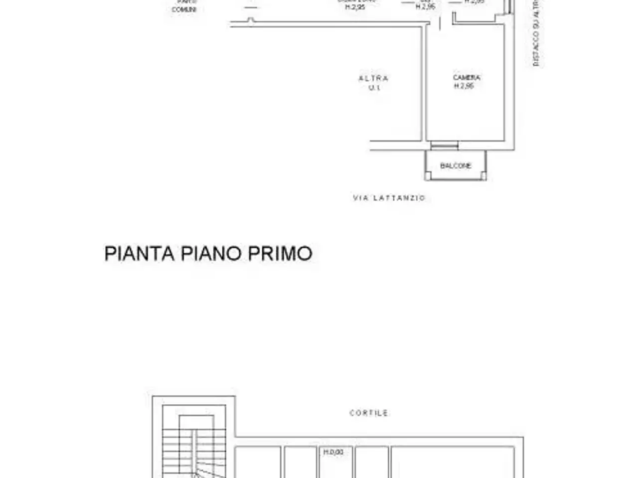 Bilocale in Via Lattanzio 33, Milano - Planimetria 1