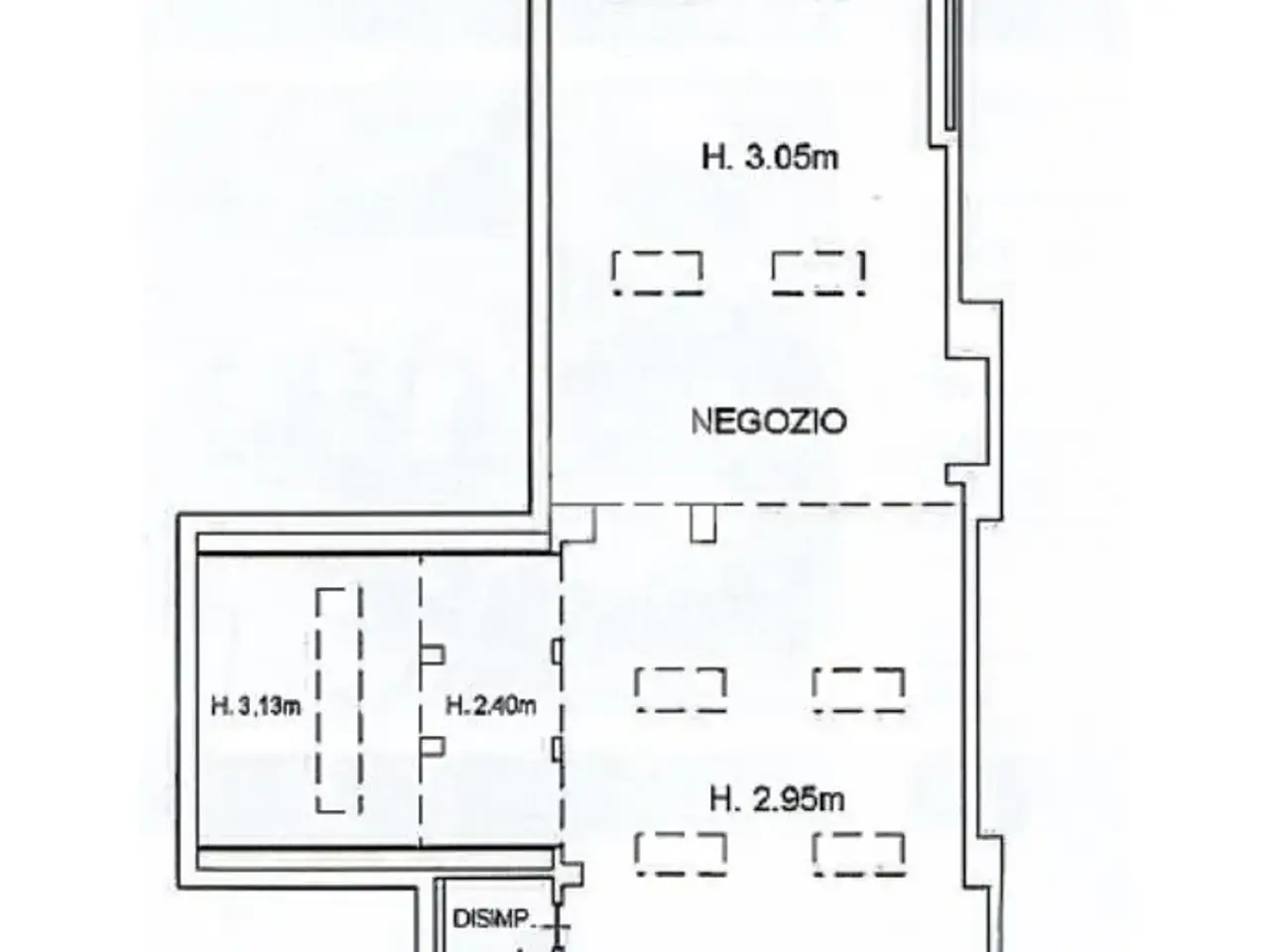 Negozio in Via di Vittorio, Rivolta D'Adda, {3} - Planimetria 1