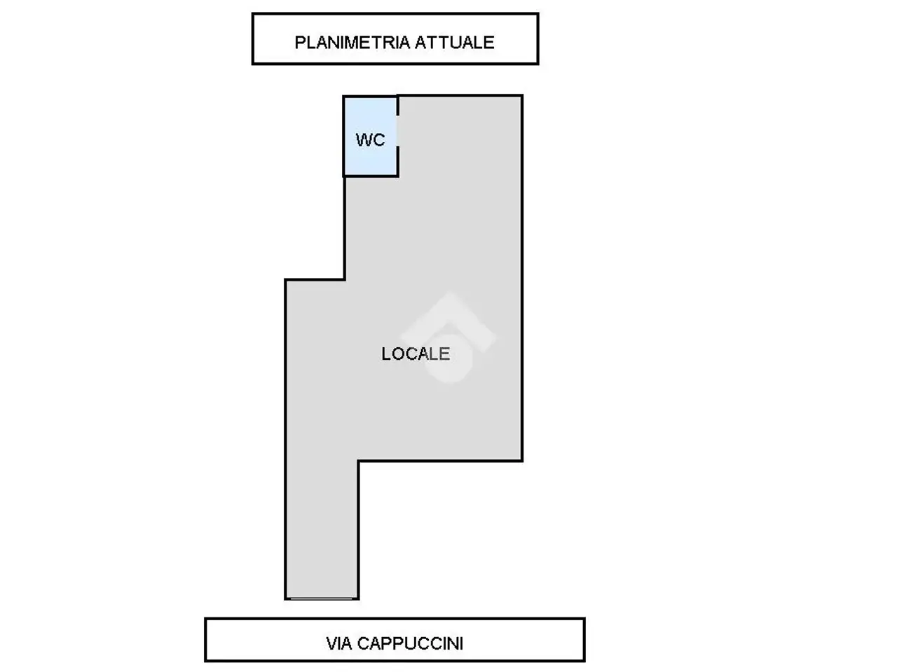 Negozio in Via Cappuccini 210, Brindisi, {3} - Planimetria 1