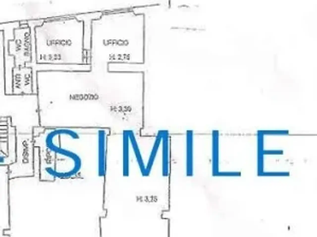 Abbigliamento in Via Panzani 10, Firenze, {3} - Planimetria 1