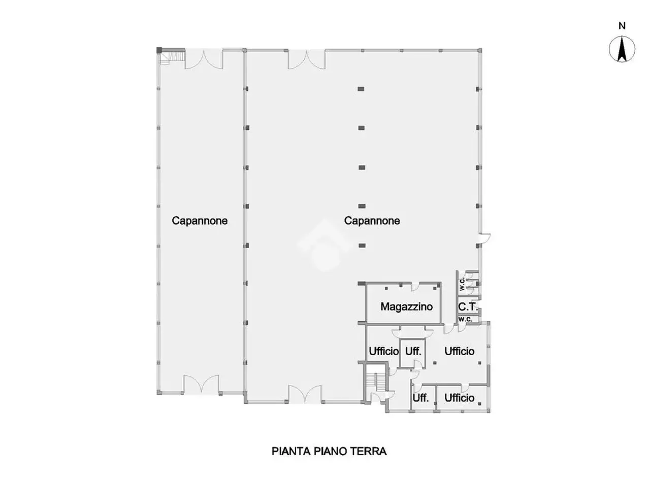 Capannone in Via Scozia 11, Roseto Degli Abruzzi, {3} - Planimetria 1
