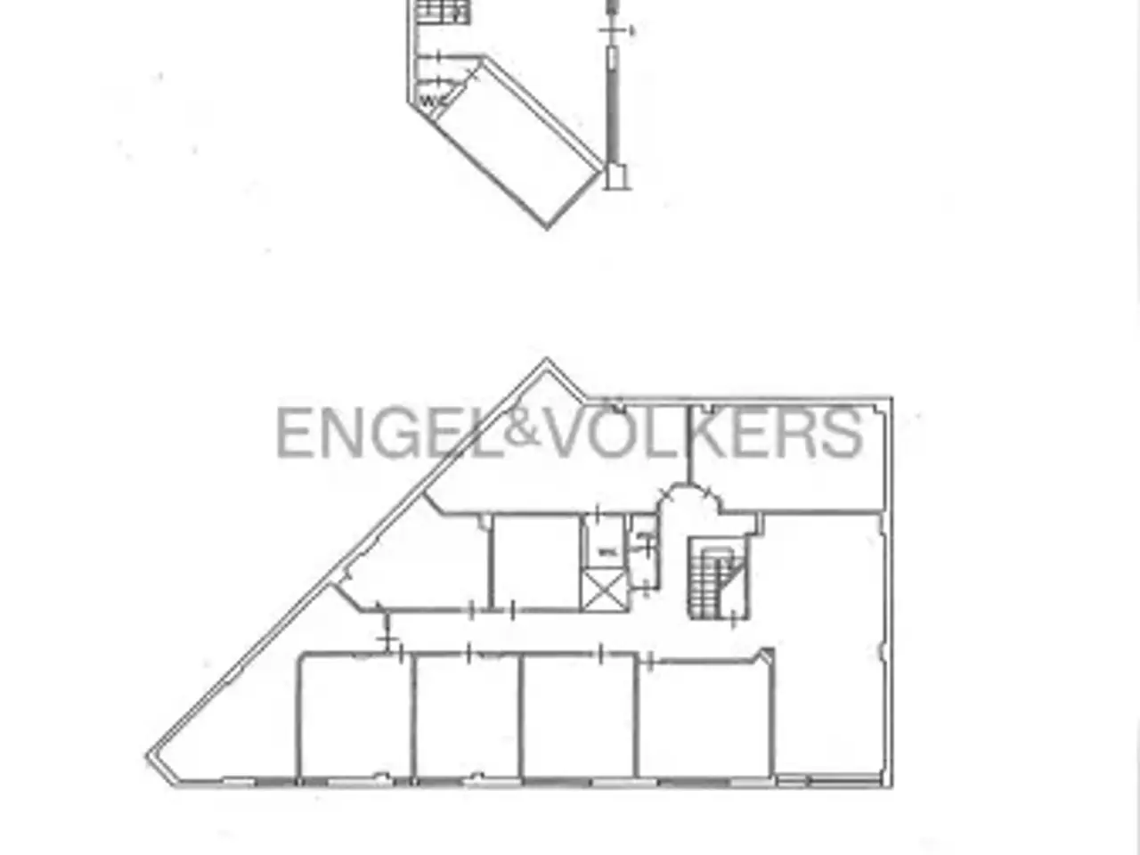 Ufficio in Via degli Aldobrandeschi, Roma, {3} - Planimetria 1