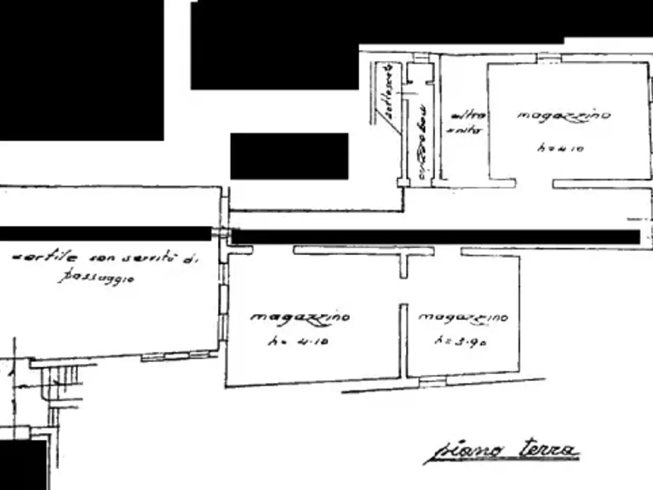 Magazzino in Campo San Polo, Venezia, {3} - Planimetria 1