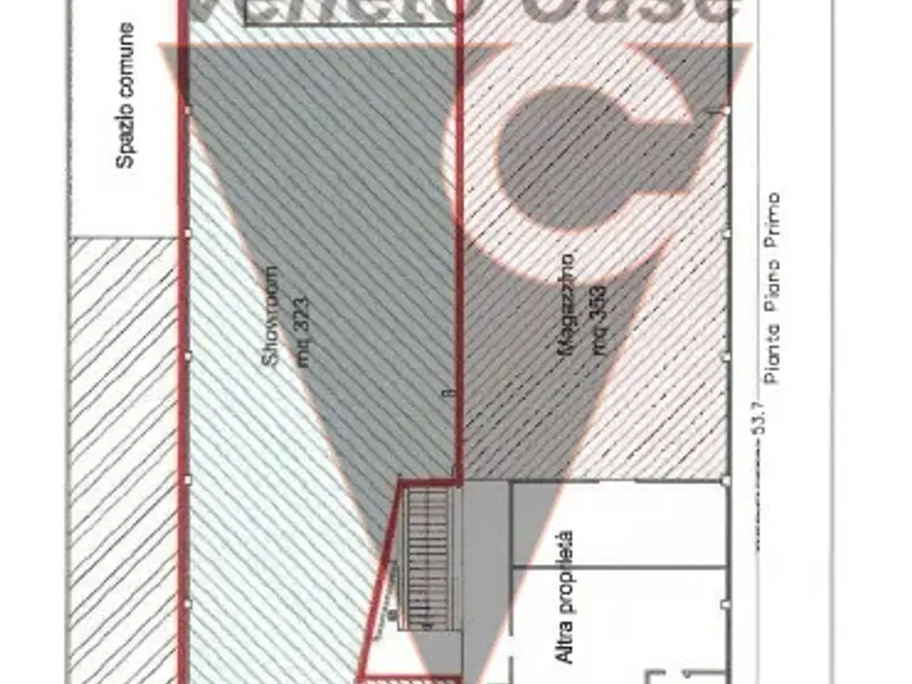 Magazzino in Via della Meccanica, Padova, {3} - Planimetria 1