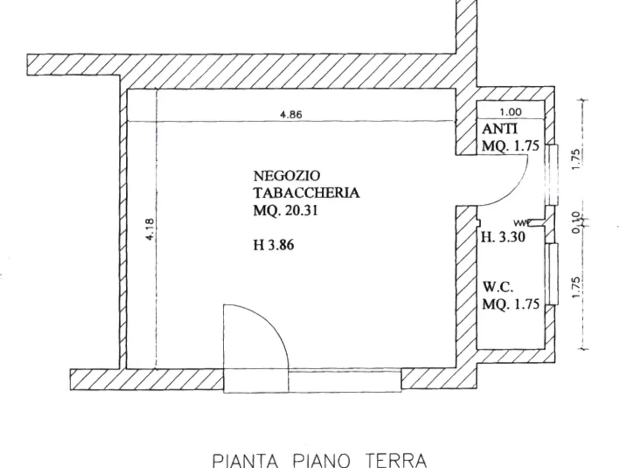 Negozio in , Abano Terme, {3} - Planimetria 1