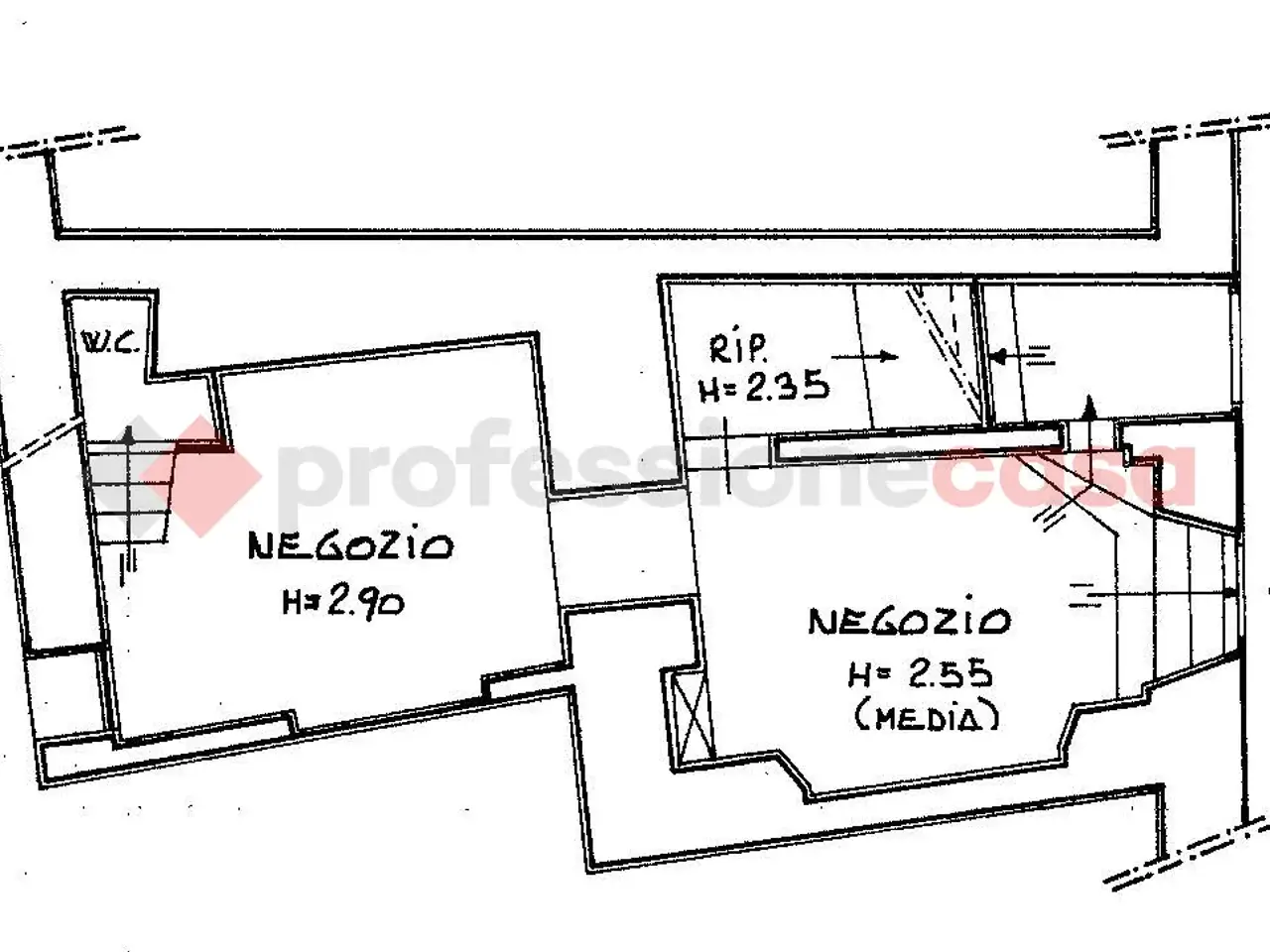 Negozio in Piazza Guglielmo Marconi, Zagarolo, {3} - Planimetria 1