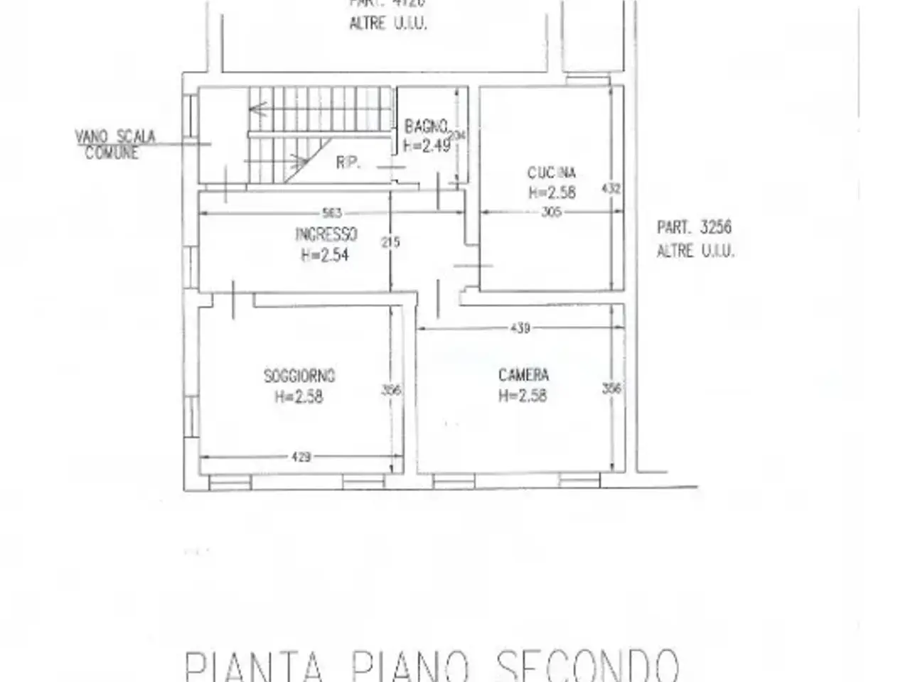 Trilocale in affitto, Castello 478, Venezia - Planimetria 1