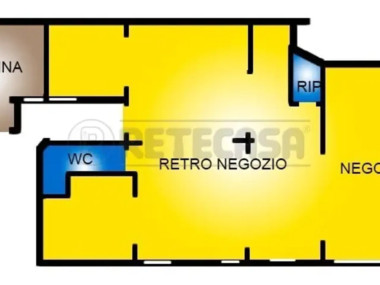 Palazzina commerciale in , Vicenza, {3} - Planimetria 1