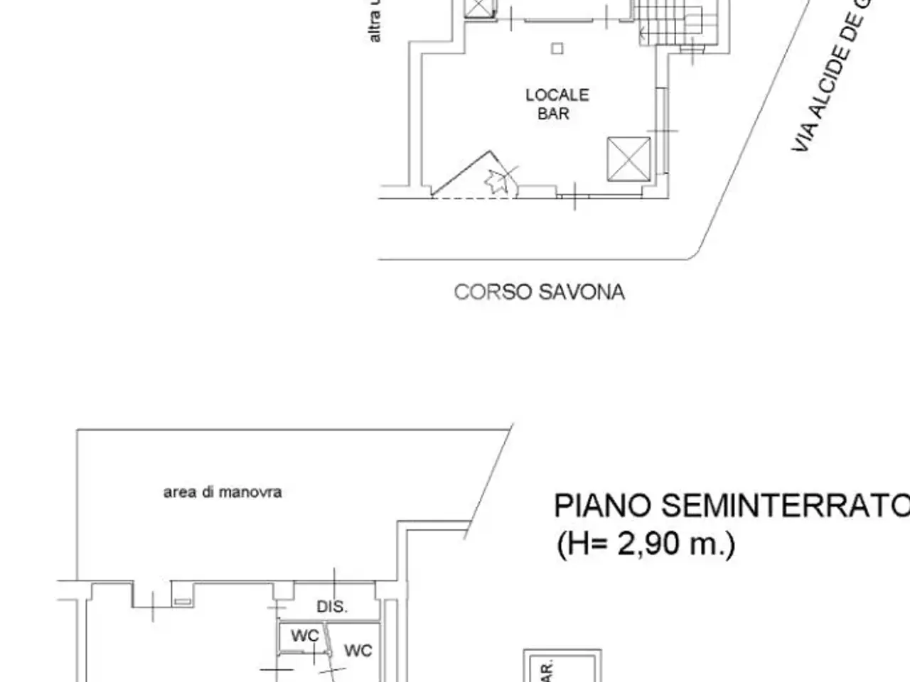 Negozio in C.So Savona 17, Moncalieri, {3} - Planimetria 1