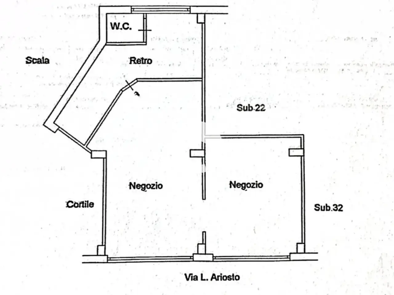 Locale commerciale in l. Ariosto 9, Sant'Agata Di Militello, {3} - Planimetria 1