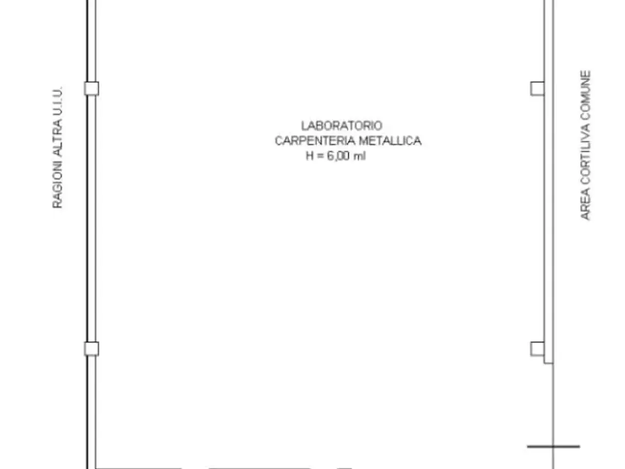 Capannone in Via Gramsci 43, Reggio Emilia, {3} - Planimetria 1