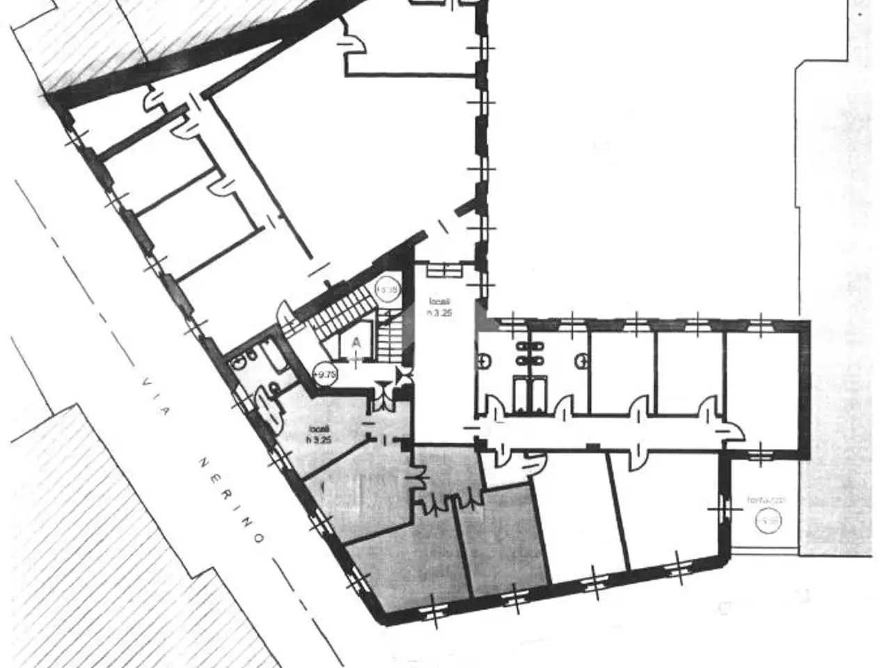 Ufficio in Piazza S. Giorgio, Milano, {3} - Planimetria 1