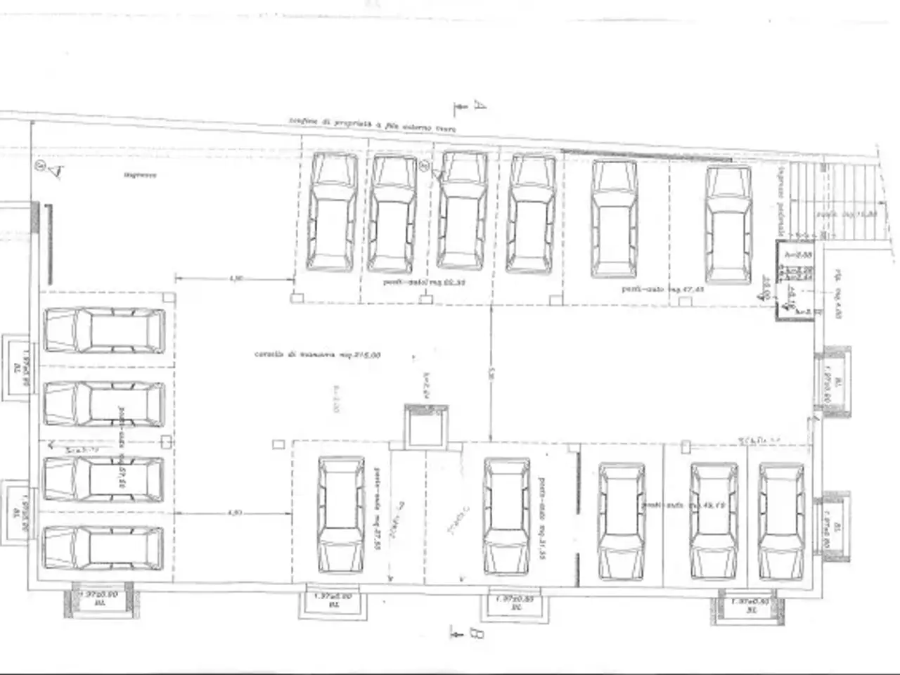 Magazzino in Via Giuseppe Garibaldi, Misano Adriatico, {3} - Planimetria 1