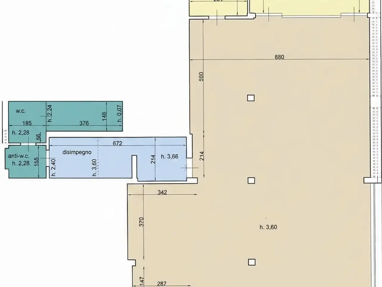 Locale commerciale in , Massa E Cozzile, {3} - Planimetria 1