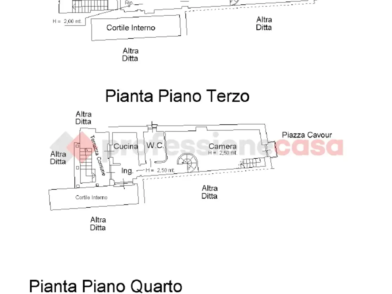 Palazzina commerciale in Via Savoia 49, Pinerolo, {3} - Planimetria 1