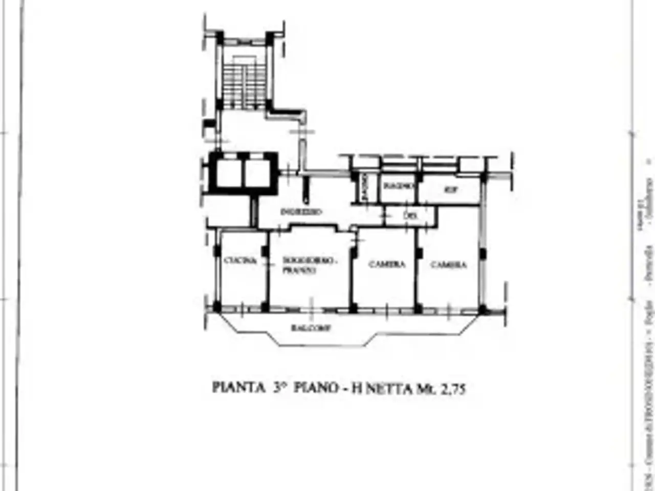 Ufficio in Via Marcello Mastroianni 14, Frosinone, {3} - Planimetria 1