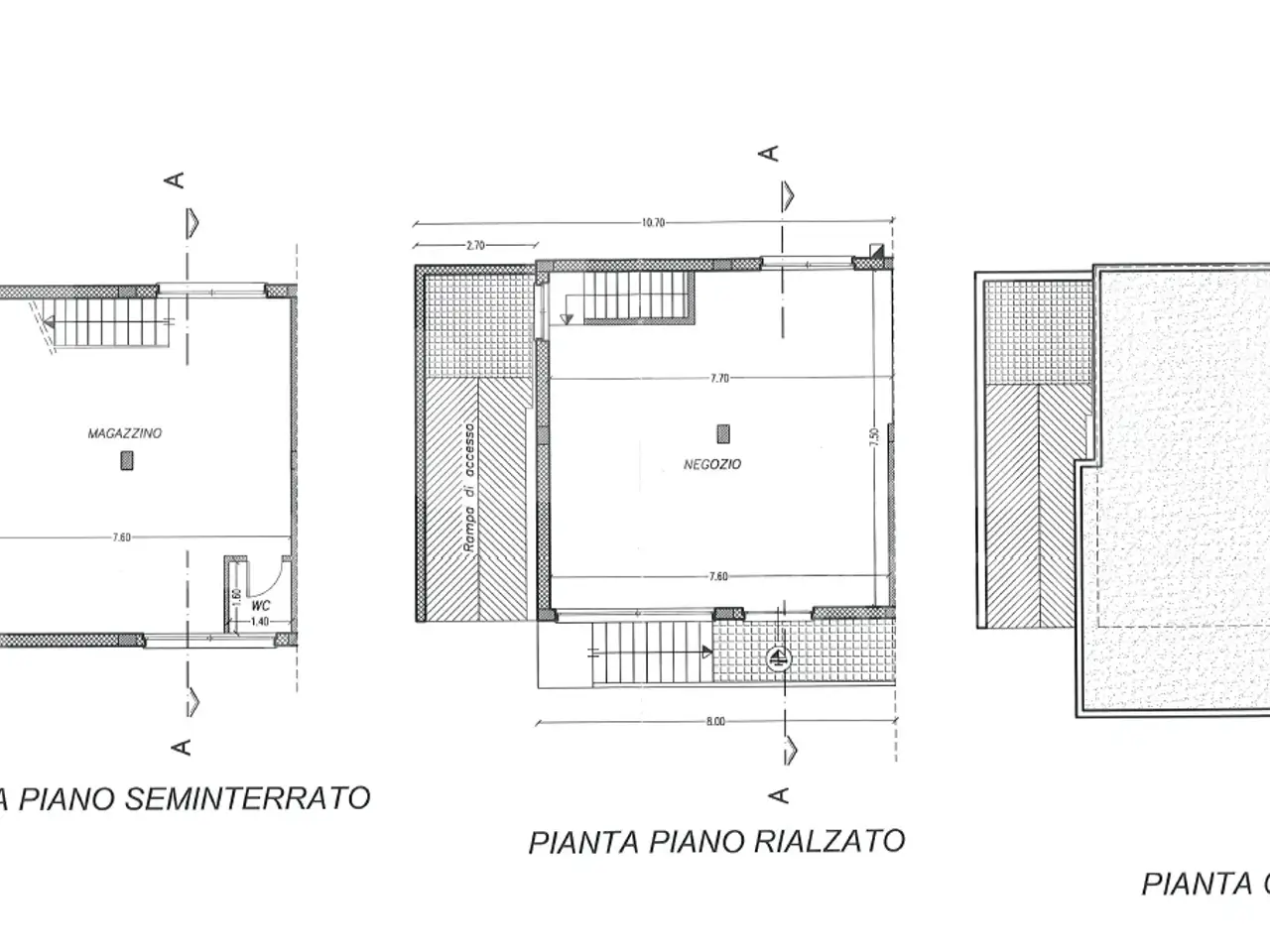 Negozio in Via Tifernate 98, Gubbio, {3} - Planimetria 1