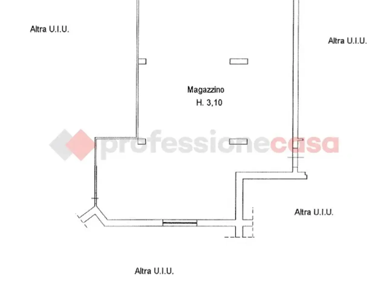 Magazzino in affitto, Via Salaria per Roma 4, Rieti - Planimetria 1