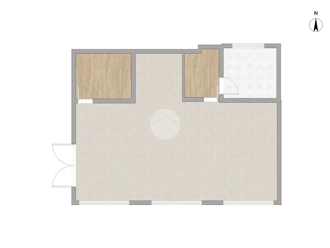 Negozio in Via Andrea Botturi 34, Castel Goffredo, {3} - Planimetria 1