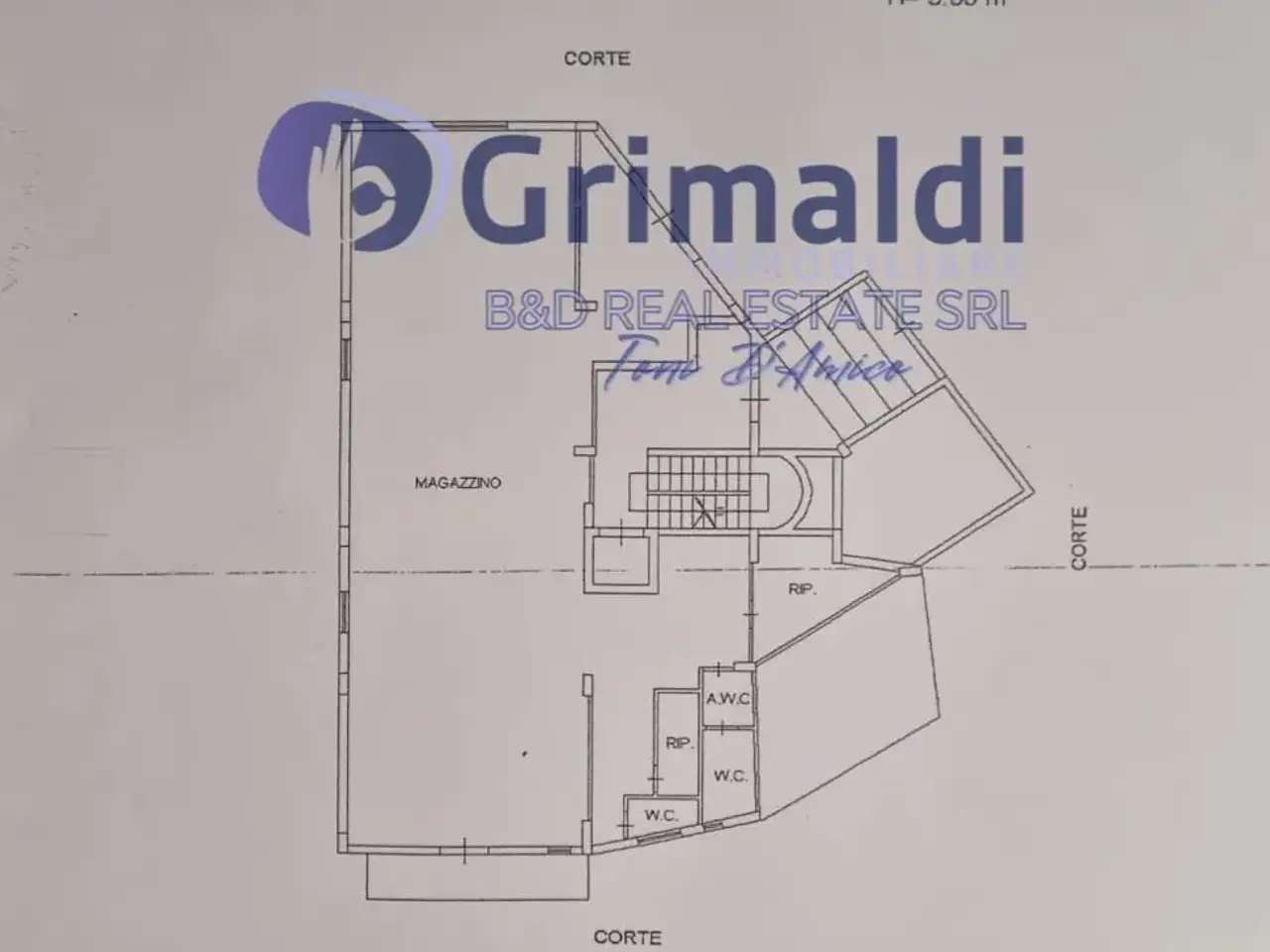 Magazzino in Via dei Mulini 115, Misilmeri, {3} - Planimetria 1