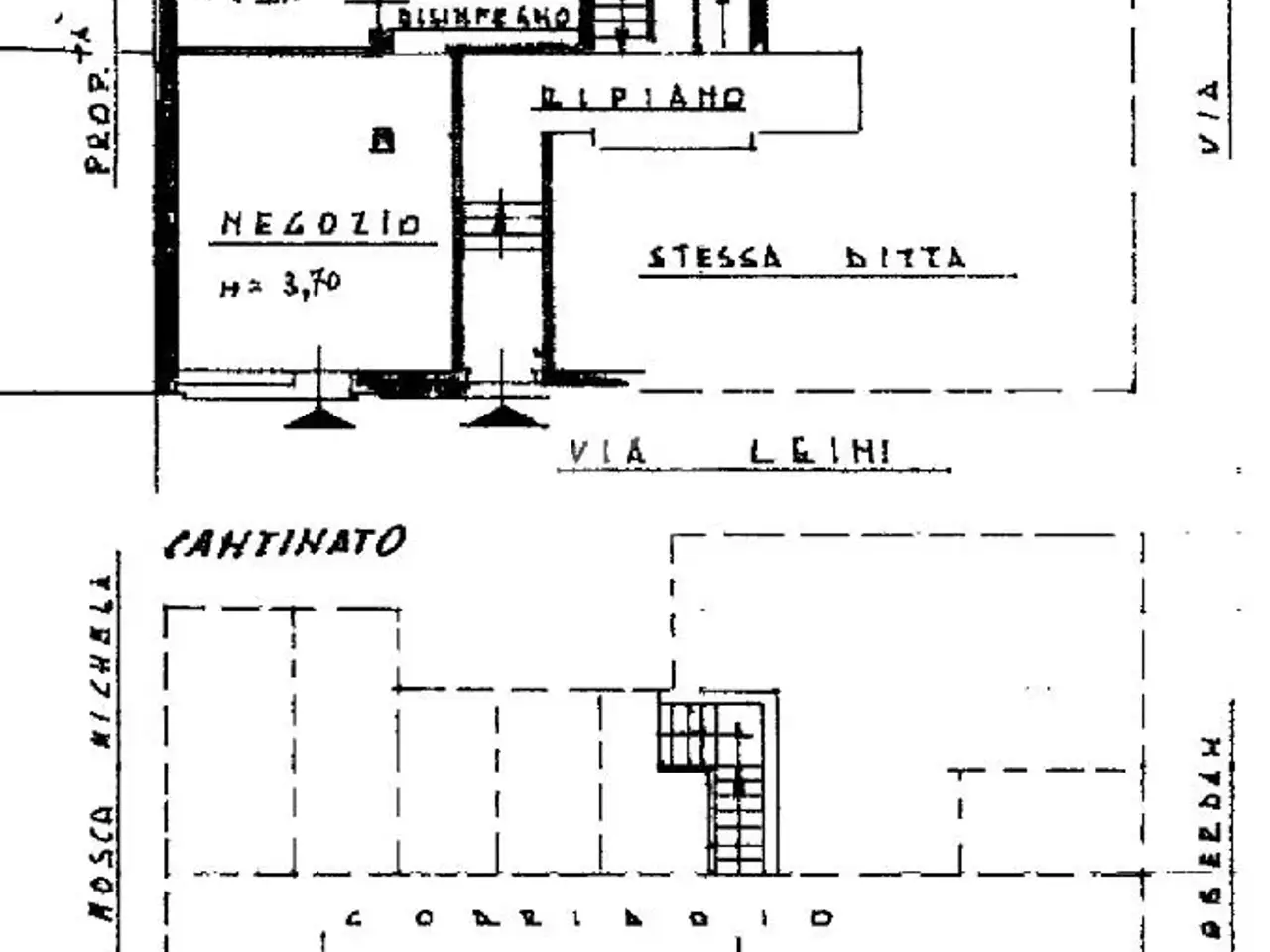 Negozio in Via Leinì 37, Settimo Torinese, {3} - Planimetria 1
