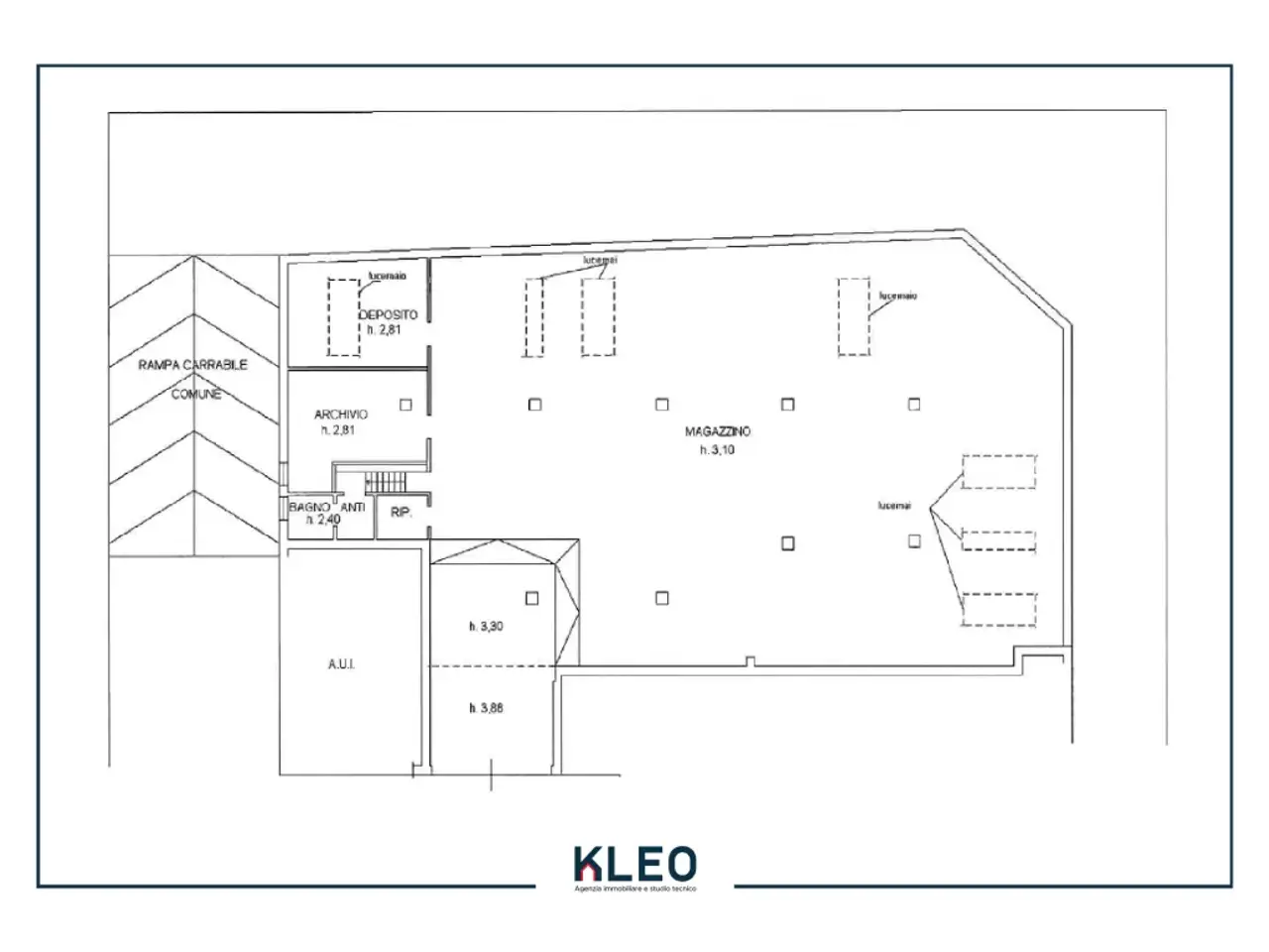 Locale commerciale in , Forli', {3} - Planimetria 1