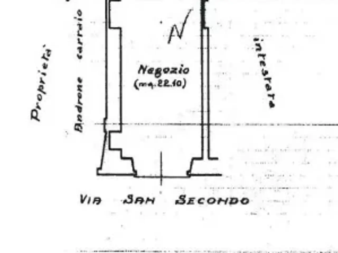 Negozio in Via San Secondo 17, Torino, {3} - Planimetria 1