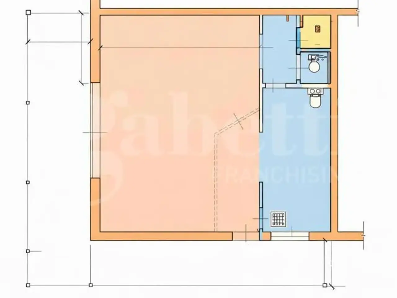 Magazzino in Viale Sant'Angelo 219, Corigliano-Rossano, {3} - Planimetria 1