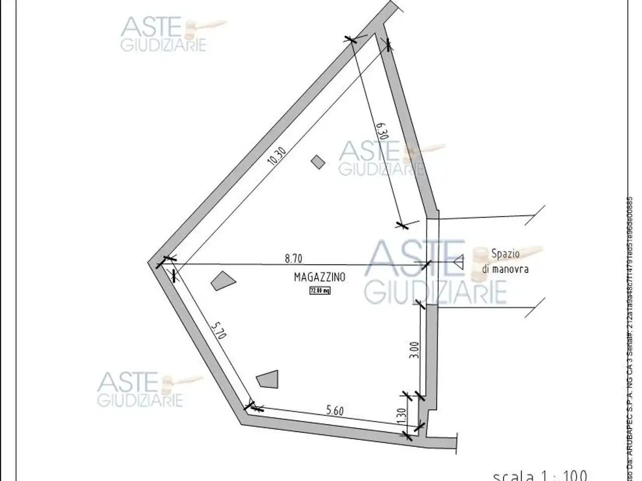 Magazzino in Via Frascati, 2, 00030 Colonna Rm, Italia 2, Colonna, {3} - Planimetria 1