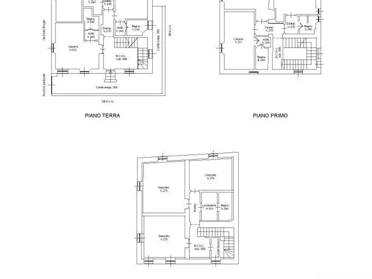 Albergo in Via Via Emilio Broglio 28, Milano, {3} - Planimetria 1