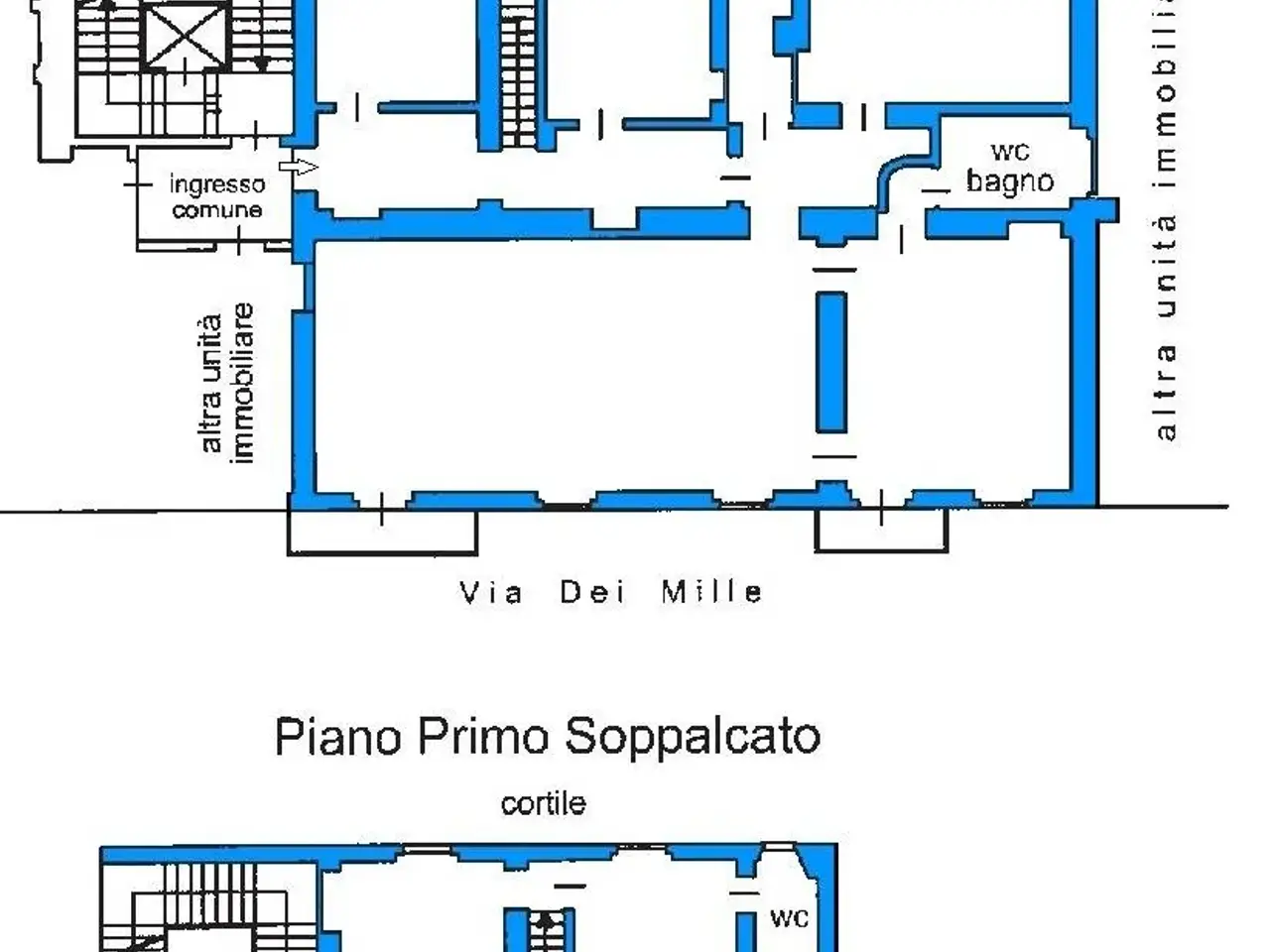 Ufficio in Via dei Mille 22, Torino, {3} - Planimetria 1
