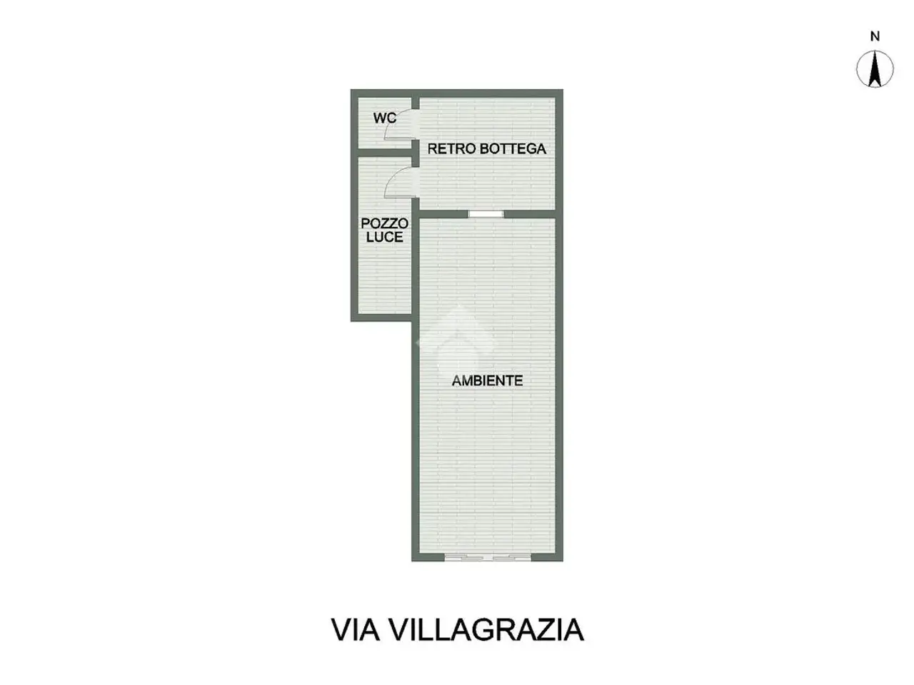 Negozio in Via Villagrazia 53, Palermo, {3} - Planimetria 1