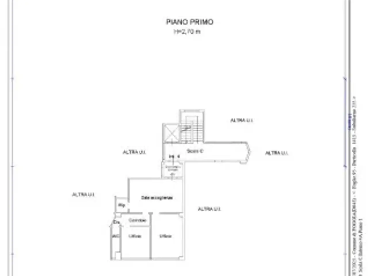 Ufficio in Corso del Mezzogiorno 34/B, Foggia, {3} - Planimetria 1