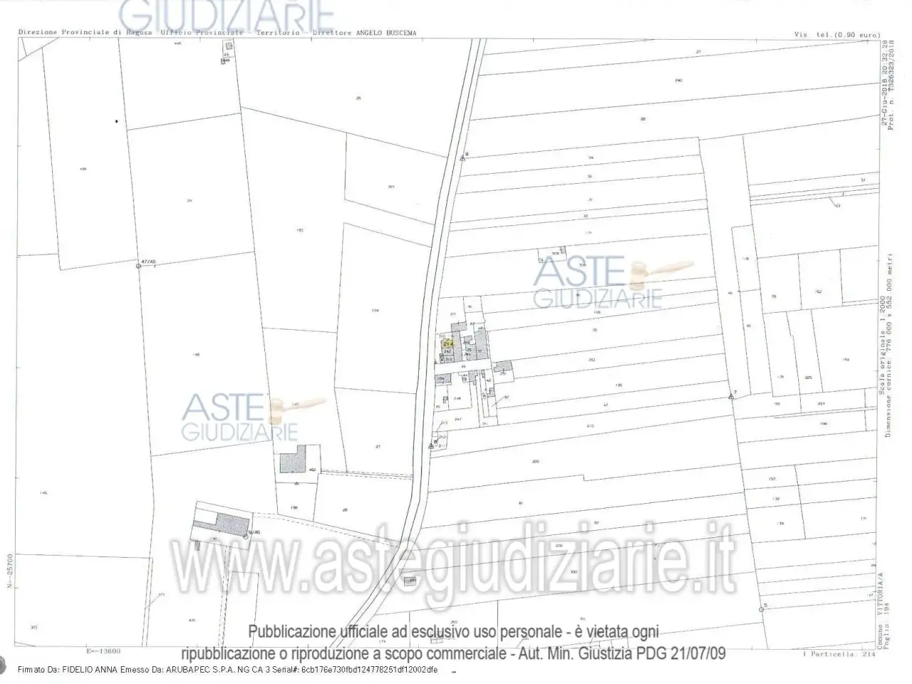 Fabbricato misto in Contrada Sabbuci, Vittoria, {3} - Planimetria 1