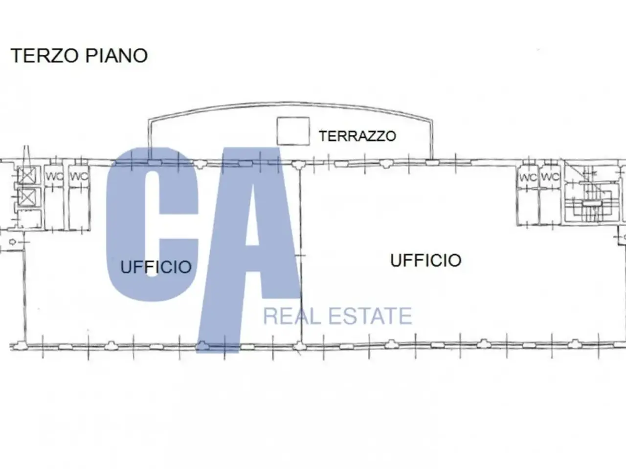 Ufficio in Via Roma, Segrate, {3} - Planimetria 1
