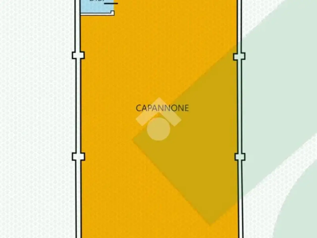 Capannone in Via Merenghetti 13, Settimo Milanese, {3} - Planimetria 1