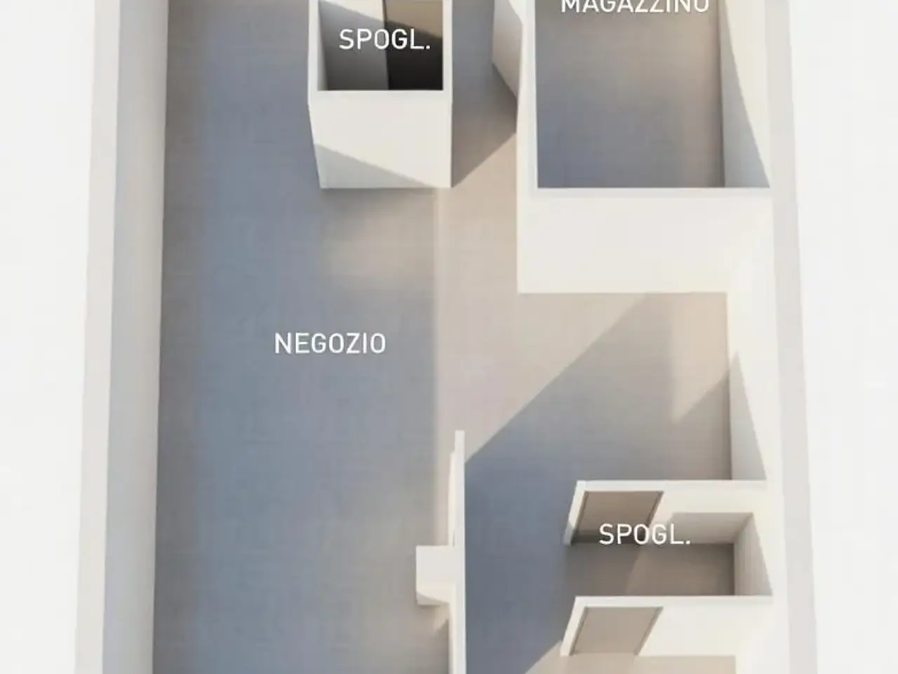 Negozio in Via Cavina, Ravenna, {3} - Planimetria 1